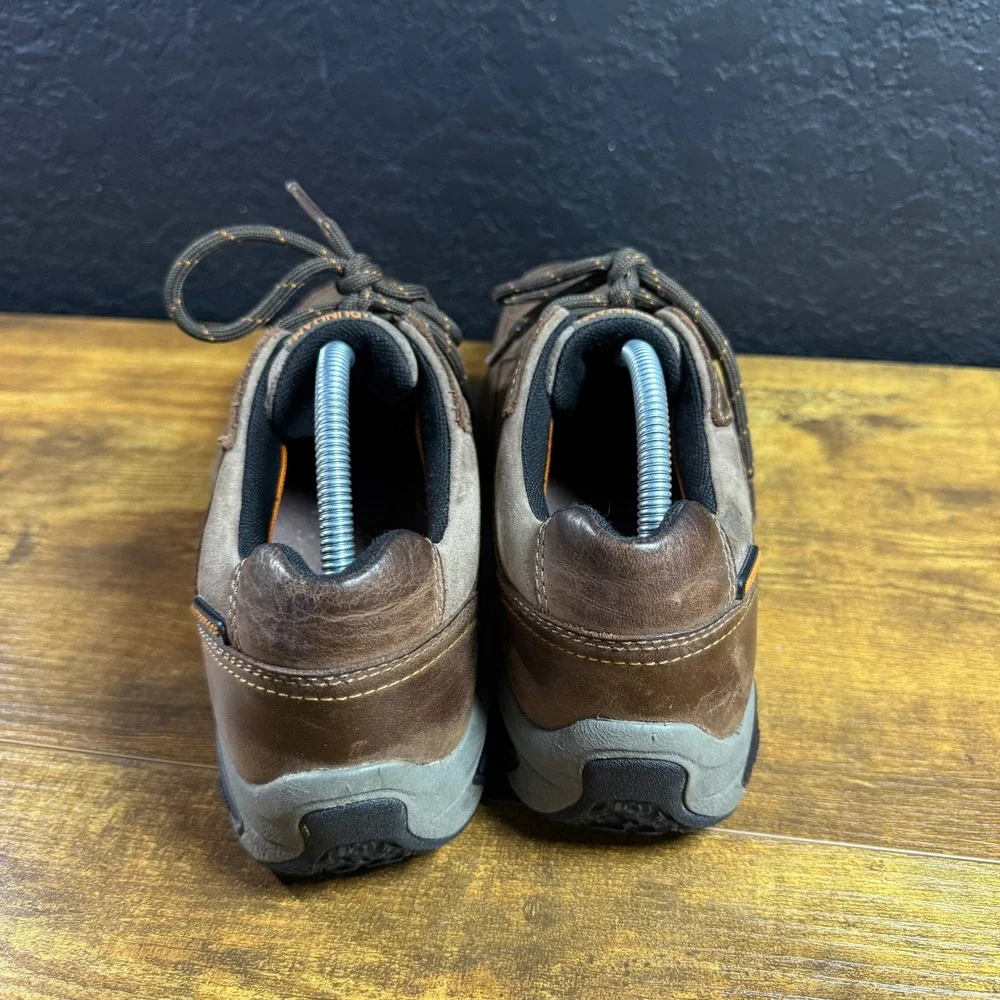 Dunham Burlington DAM01DBR Brown Leather Waterproof Oxford Mens 10.5 D